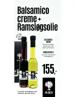 Æske m/Balsamico Creme & ramsløg olie - Kampagner