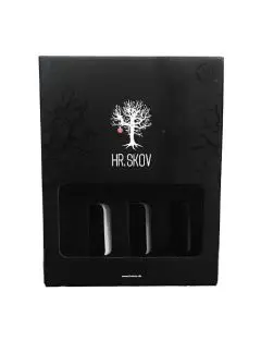 Hr. Skov Gavekasse til 3 øl eller 4 stk. flasker m/indlæg - Gaveæsker